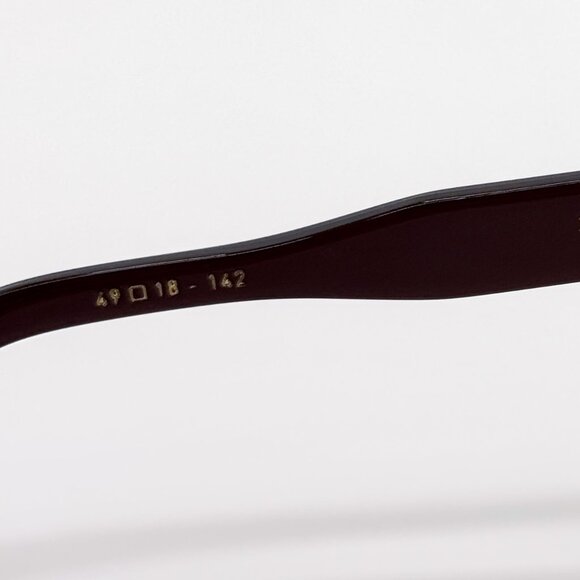 NEW VALENTINO V-GOLDCUT VLS-114B BORDEAUX WOMEN CAT EYE SUNGLASSES VALENTINO - Picture 12 of 14